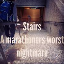 Stairs are the hardest!