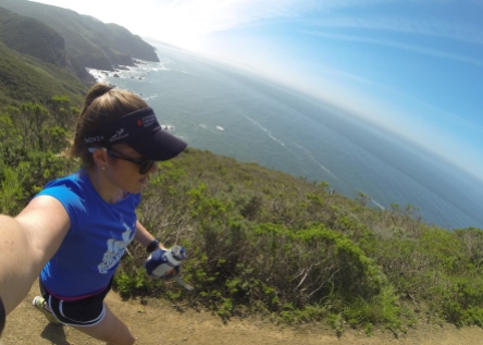 Trail run starting at Tennessee Valley in Marin